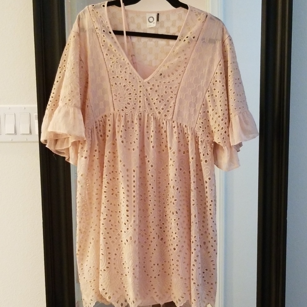 Eyelet dress